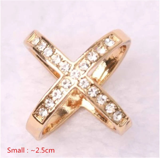 Cross Brooches X Shape Scarf Buckle Crystal Brooches For Women Hollow Scarves Buckle Brooch Jewelry Clothing Accesories