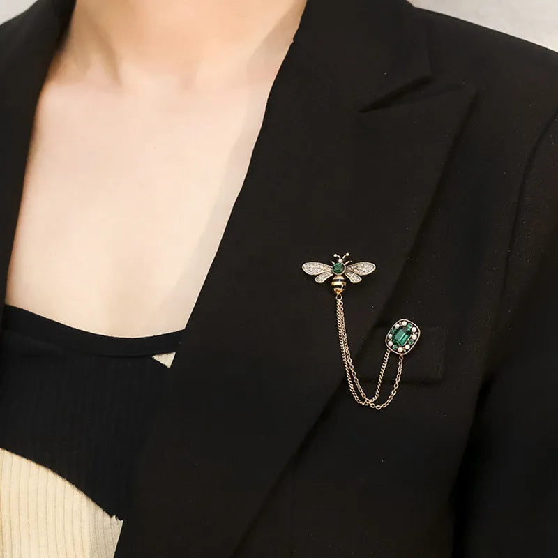 Exquisite Women's Set Brooch Sweater Pins and Accessories Luxury and Elegant Brooches Brooches for Women Bee Brooches